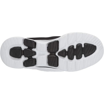 Skechers Women's Go Walk 5 Lucky Trainers, Black Textile White Trim, 37 EU