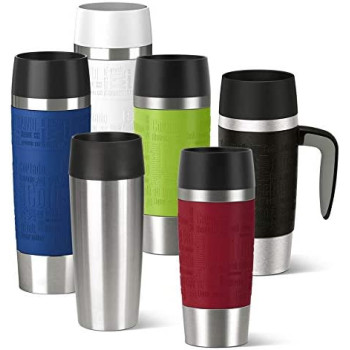 TEFAL 0.36 Litre Travel Mug , Blue, Stainless Steel Plastic, K3082114