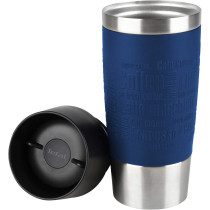 TEFAL 0.36 Litre Travel Mug , Blue, Stainless Steel Plastic, K3082114
