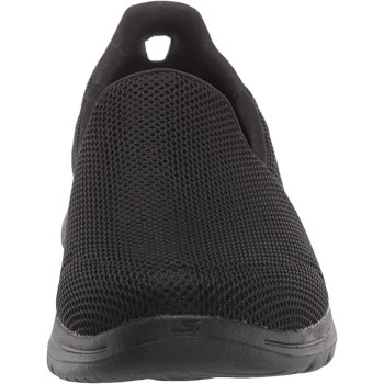 Skechers Go Walk 5 Womens Slip On Walking Shoes, Color Purple Burgundy , Size 36.5 EU