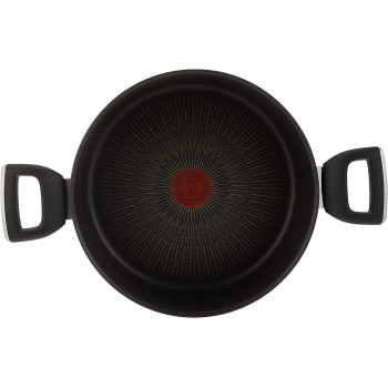 Tefal G6 Unlimited Stewpot, Black, 24 Cm, G2554602, 1