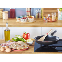 Tefal B55532 Easy Cook & Clean Saute Pan 24 cm with Glass Lid Non Stick Coating Safe Thermal Signal Stable Base, Gentle Cooking Black