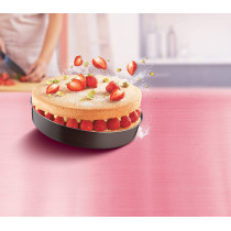 Tefal J5549702 Perfect Bake Non Stick Cake Mold, 26 Cm, Brown, Aluminum