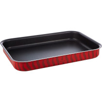 Tefal Les Specialistes 41X29Cm Rectangular Roaster Red, Aluminium, J1324982