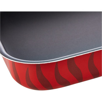 Tefal Les Specialistes 41X29Cm Rectangular Roaster Red, Aluminium, J1324982