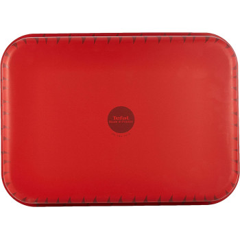 Tefal Les Specialistes 41X29Cm Rectangular Roaster Red, Aluminium, J1324982
