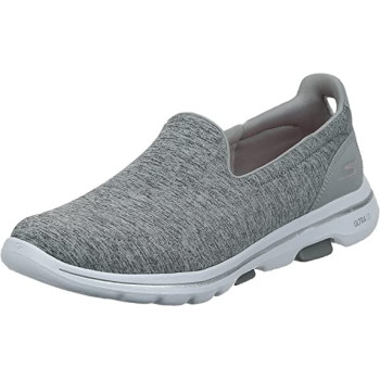 Skechers Go Walk 5 Honor Womens Shoes,Grey Gray ,4 UK 37 EU