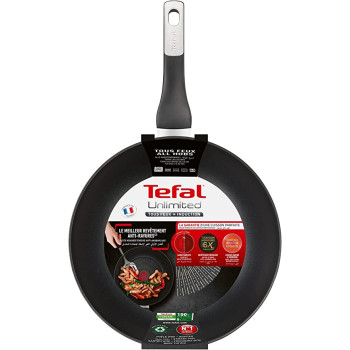 Tefal G6 Unlimited Wokpan, Black, 28 cm, G2551902, 1