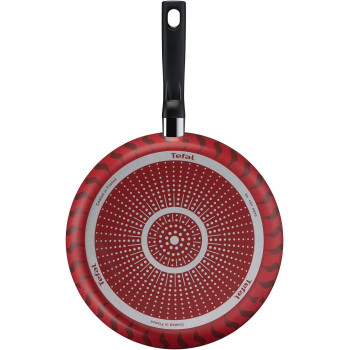Tefal G6 Tempo Flame 28 Cm Nonstick Frypan With Thermospot, Red, Aluminium, C3040683, 24Cm