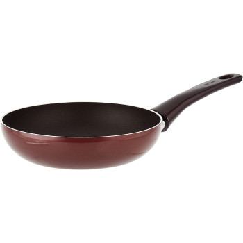 TEFAL Pleasure Non Stick 20 cm Frypan, Burgundy, Aluminum, D5020252