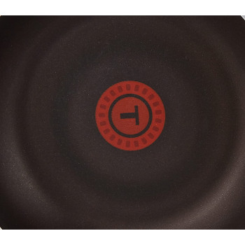 TEFAL Pleasure Non Stick 20 cm Frypan, Burgundy, Aluminum, D5020252