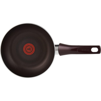 TEFAL Pleasure Non Stick 20 cm Frypan, Burgundy, Aluminum, D5020252