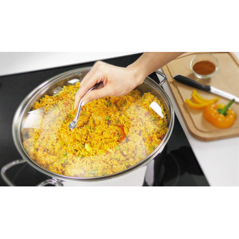 TEFAL Intuiton 5 Pcs Induction Pots and Pan Set, Stainless Steel, A702S885