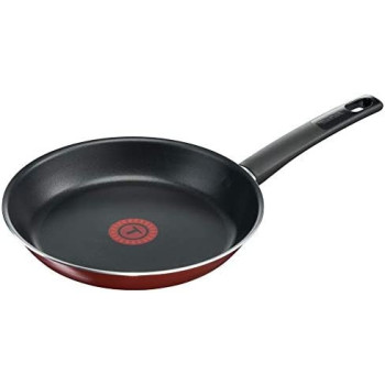 Tefal B3050402 Stainless Steel 24 cm Simplicity Frypan Bordeaux Black