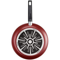 Tefal B3050402 Stainless Steel 24 cm Simplicity Frypan Bordeaux Black