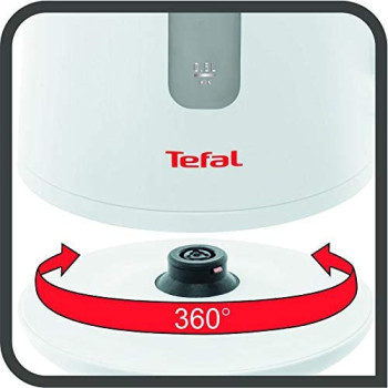 Tefal Element 1.7 Litre Electric Kettle, White, Stainless Steel, KO200127 Min 1 Year Manufacturer Warranty