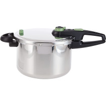 TEFAL Sensor Induction 8 Litre Pressure Cooker Pot, Stainless Steel, P2051444