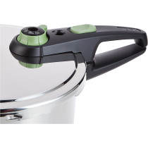 TEFAL Sensor Induction 8 Litre Pressure Cooker Pot, Stainless Steel, P2051444