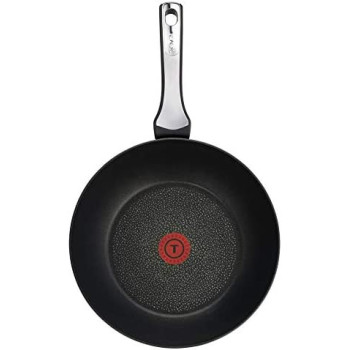 TEFAL Expertise Non Stick 28 CM Wokpan, Black, Aluminium,C6201972