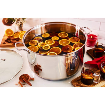 Tefal B9087414 Intuition Casserole with Lid, Silver, 32 cm, Stainless Steel