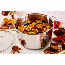 Tefal B9087414 Intuition Casserole with Lid, Silver, 32 cm, Stainless Steel