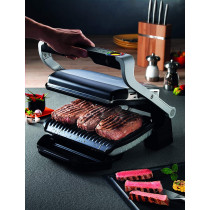 Tefal Indoor Electric Grill, 2000 Watts, Stainless Steel, Gc712D28 Min 1 year manufacturer warranty