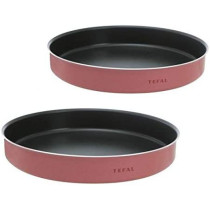 Tefal Set Kebbe Oven Dish Set of 2 Black and Red 28, 30cm J1196685