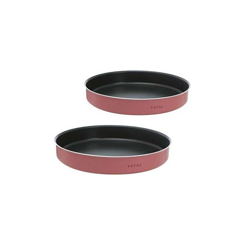 Tefal Set Kebbe Oven Dish Set of 2 Black and Red 28, 30cm J1196685
