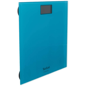 Tefal Classic Bathroom Scale, Automatic ON OFF, Tempered Glass, Turquoise, PP1133V0