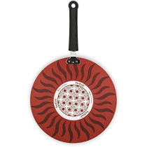 TEFAL Tempo Flam Non Stick 30 cm Tawa Frying Pan, Red, Aluminum, C5481582