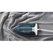 Tefal Express Steam 270 ml Steam Iron, 2400 Watts, Blue White, Cerilium Plastic, FV2831M0 Min 1 year manufacturer warranty