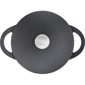 TEFAL TRATTORIA E21846 Casserole Pot 24 CM Cast Aluminium Cast Lid Non Stick Coating Good Heat Retention Stewing Dishes