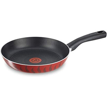 TEFAL Tempo 24 cm Frypan, Red, Aluminium, C5480482