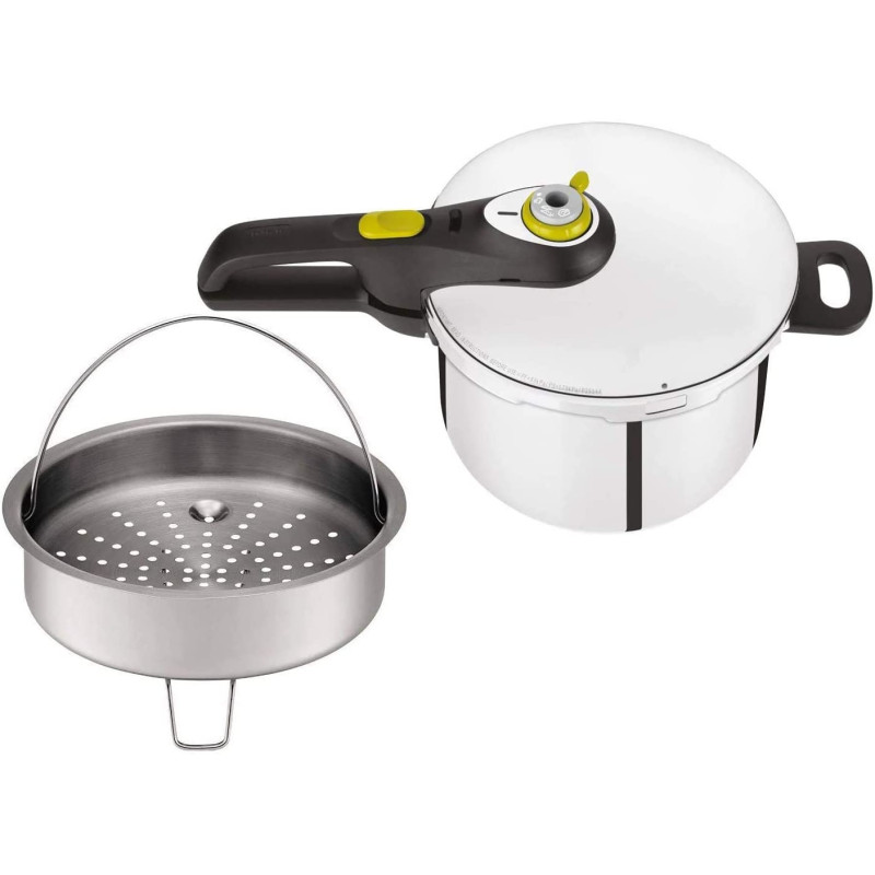 Tefal P2530738 Secure 5 Neo Stainless Steel Pressure Cooker 6 L Induction Silver