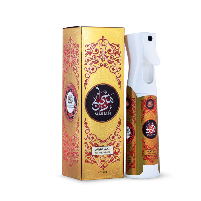 Hamidi Marjan Non-Alcoholic Home Air Freshener Spray 320ML, Luxurious Fragrance