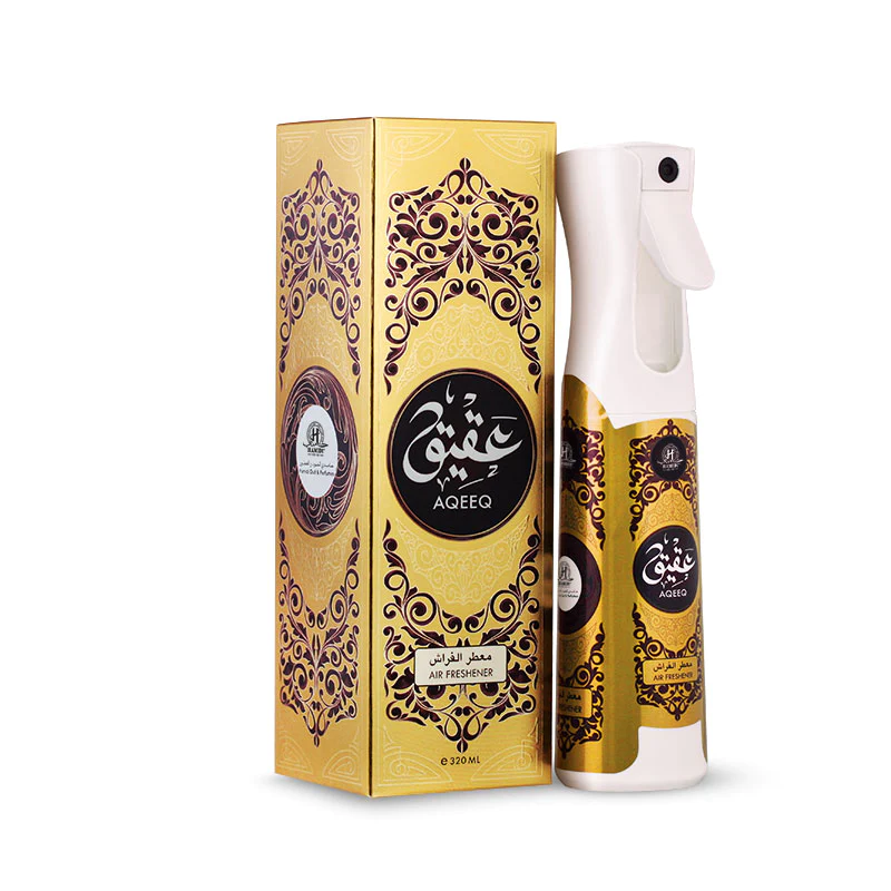 Hamidi Aqeeq Non-Alcoholic Home Air Freshener Spray 320 ML, Pleasant Scent