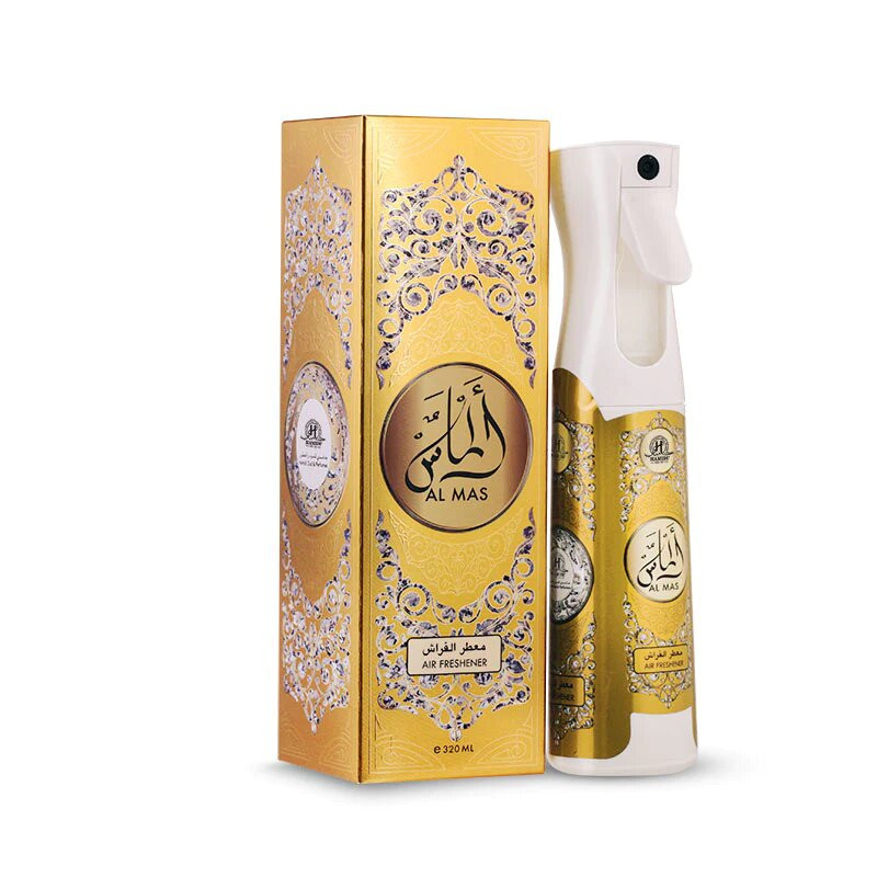 Hamidi Al Mas Non-Alcoholic Home Air Freshener Spray 320ML, Long Lasting Fragrance