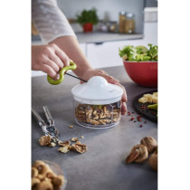 Tefal Non Electric 500 Ml Manual Chopper Transparent Black Green.