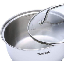 Tefal Intuition Saucepan With Lid Silver 16 Centimeter