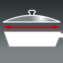 Tefal 28097812 Compatible Glass Lid Dishwasher Safe Steam Vent 30 Cm Transparent