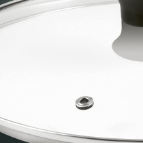 Tefal 28097812 Compatible Glass Lid Dishwasher Safe Steam Vent 30 Cm Transparent