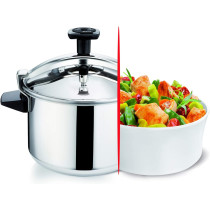 Tefal Authentique 12 Litre Pressure Cooker Silver Stainless Steel P0531731