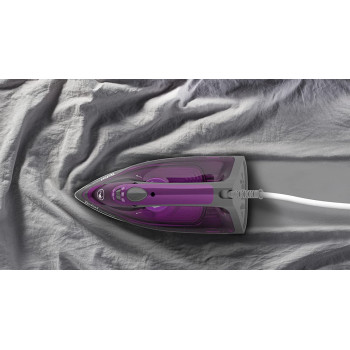 Tefal Express Steam Steam Iron 2600 Watts Anti Scale Purple Ceramic Soleplate Fv2843M0 Min 1 Year Manufacturer Warranty