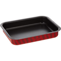 Tefal Les Specialistes 31X24 Cm Rectangular Roaster Red Aluminium J1324782