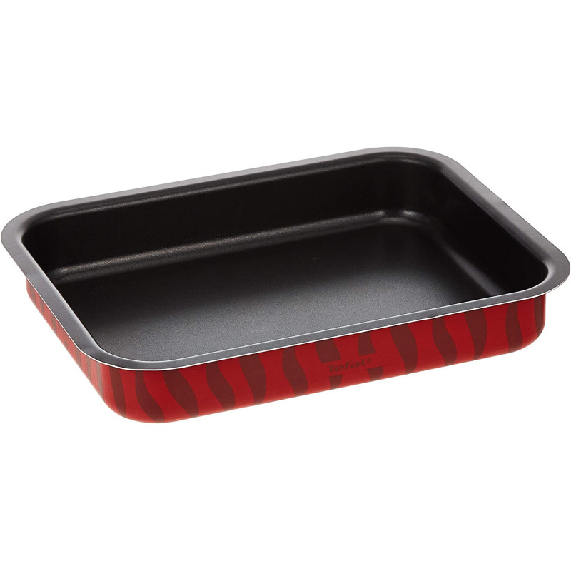 Tefal Les Specialistes 31X24 Cm Rectangular Roaster Red Aluminium J1324782