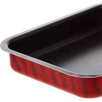 Tefal Les Specialistes 31X24 Cm Rectangular Roaster Red Aluminium J1324782