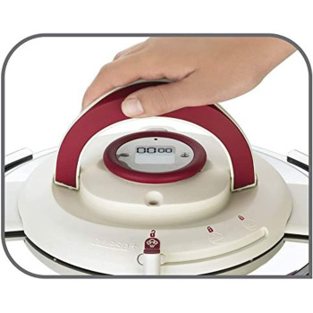 Tefal Stainless Steel Clipso Precision Pressure Cooker 10 Liter Silver P4411562