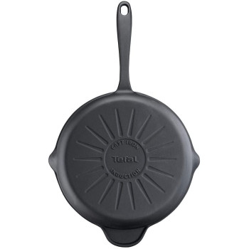 Tefal Tradition Cast Iron 26 Cm Frypan Black E2250504