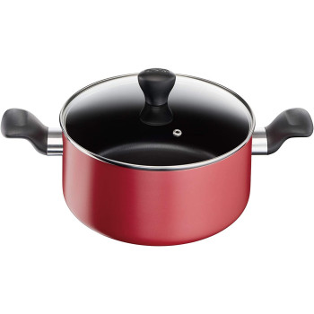 Tefal Super Cook 5 Pcs Cooking Set Red Aluminium B243S585