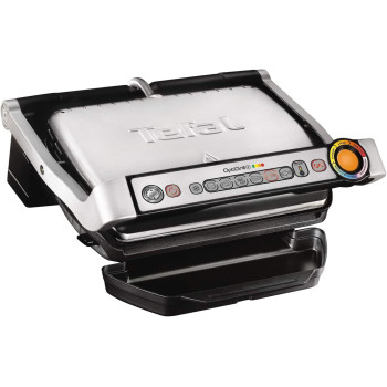 Tefal Indoor Electric Grill 2000 Watts Stainless Steel Gc712D28 Min 1 Year Manufacturer Warranty